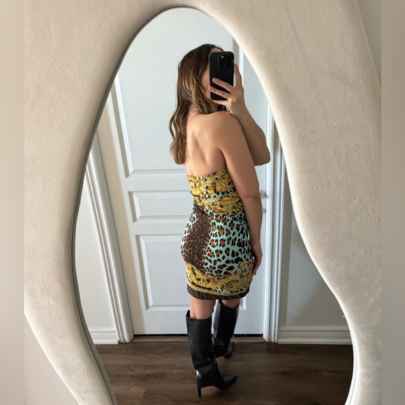 Fendace (Fendi x Versace collab) silk printed skirt - Picture 6 of 12